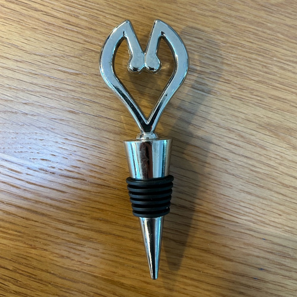 Silver Wine Bottle Stopper